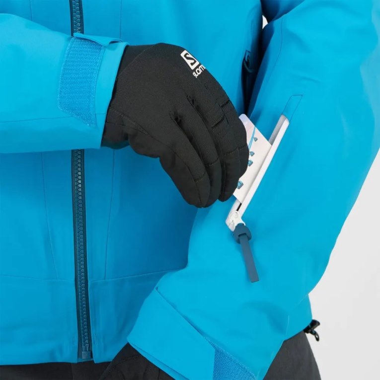 Chaquetas De Esquí Salomon Outlaw 3L Shell Hombre Turquesa | MX ZEQP843